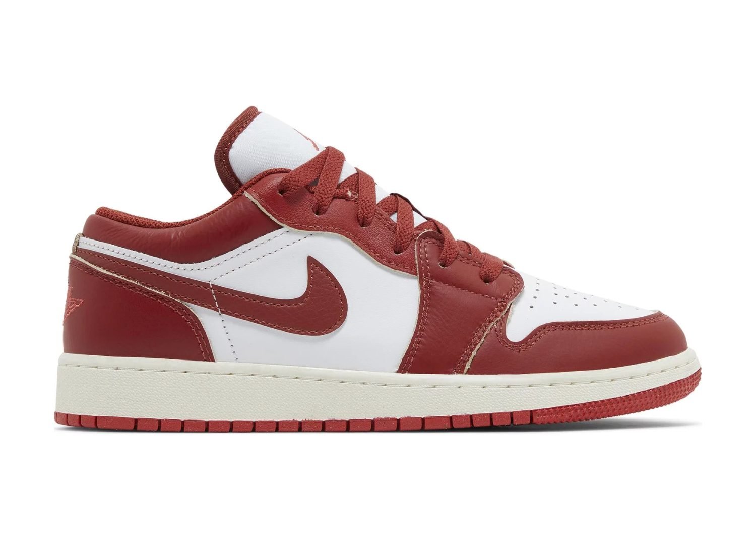 nike air jordan 1 low se dune red (gs)