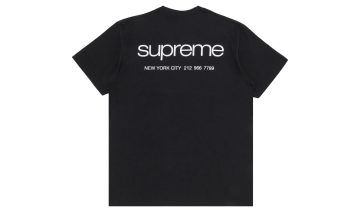 Supreme NYC Tee Black