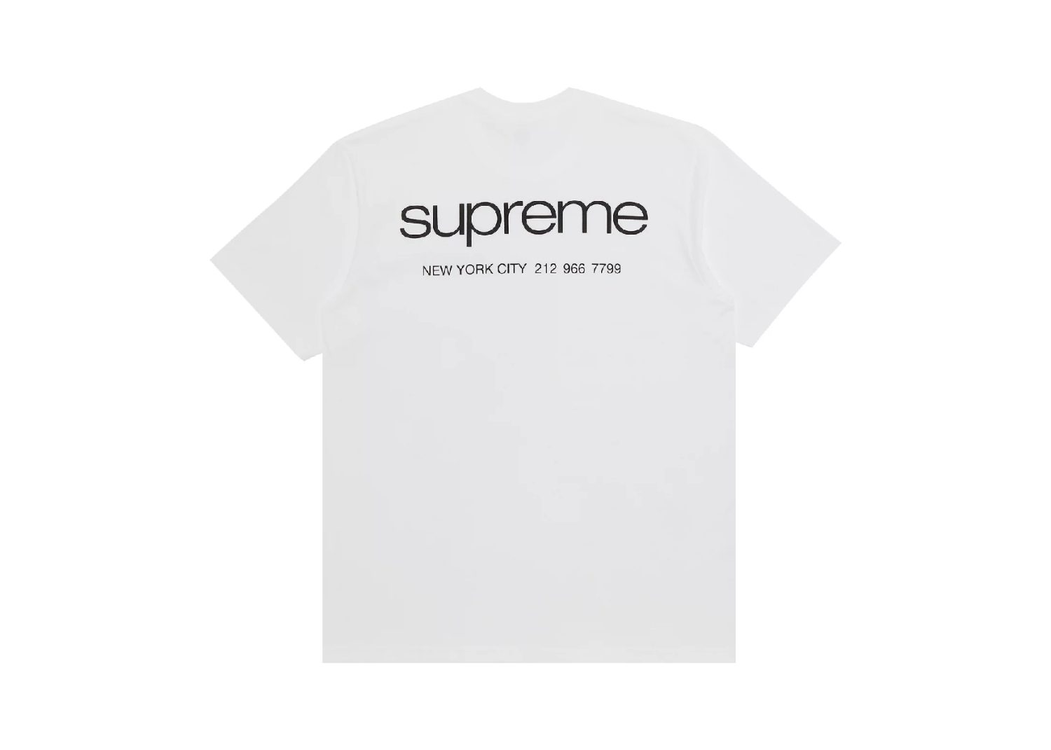 supreme nyc tee white