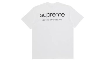 Supreme NYC Tee White