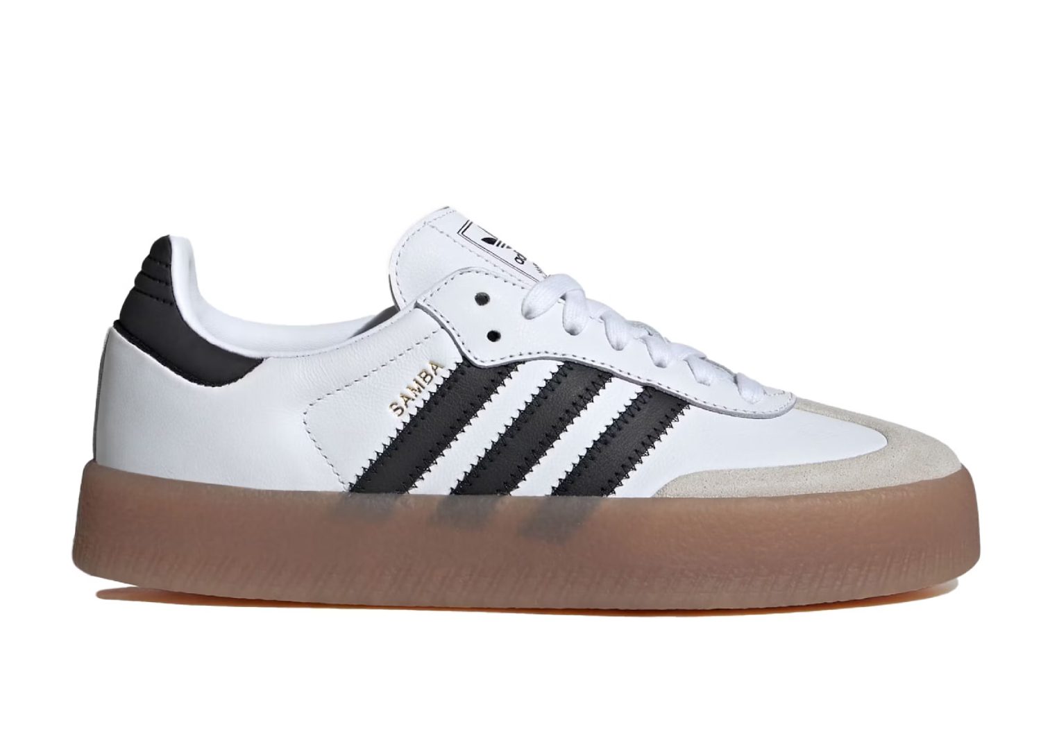 adidas sambae cloud white metallic gold (w)