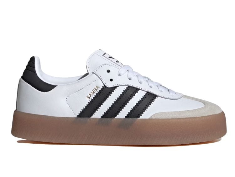 adidas sambae cloud white metallic gold (w)