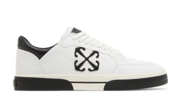 OFF-WHITE New Low Vulcanized White Black