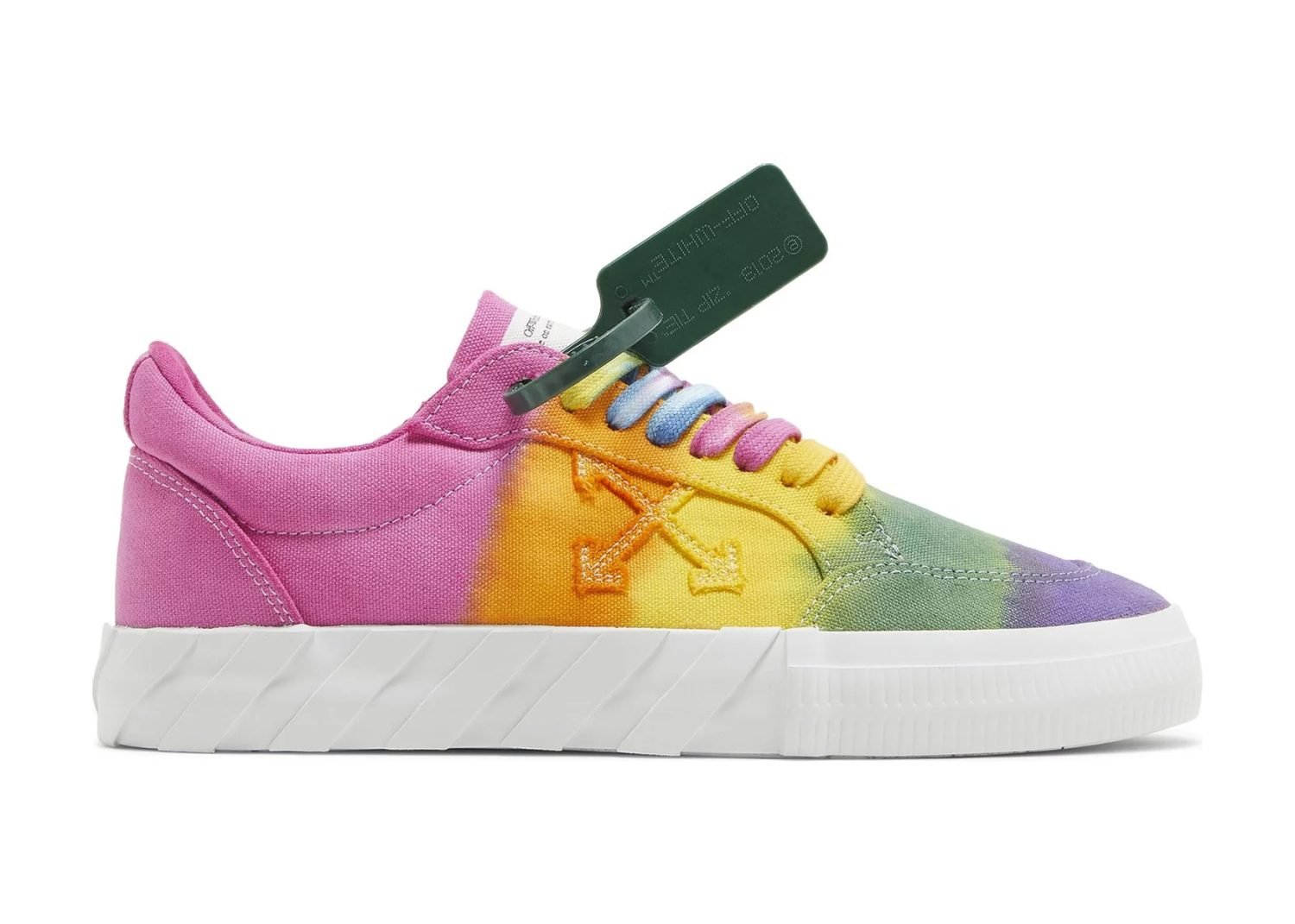 off white vulc low tie dye multi