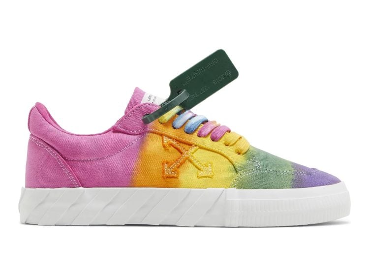 off white vulc low tie dye multi