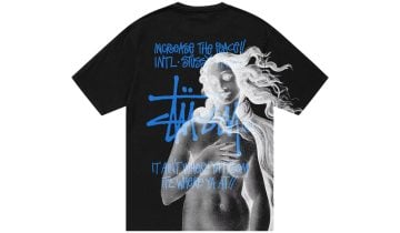 Stussy Ist Venus Pigment Dyed Tee Black