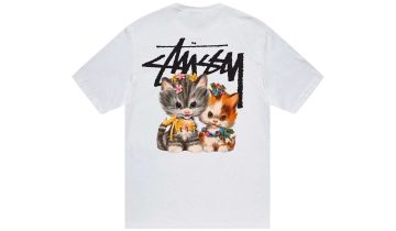 Stussy Kittens Tee White