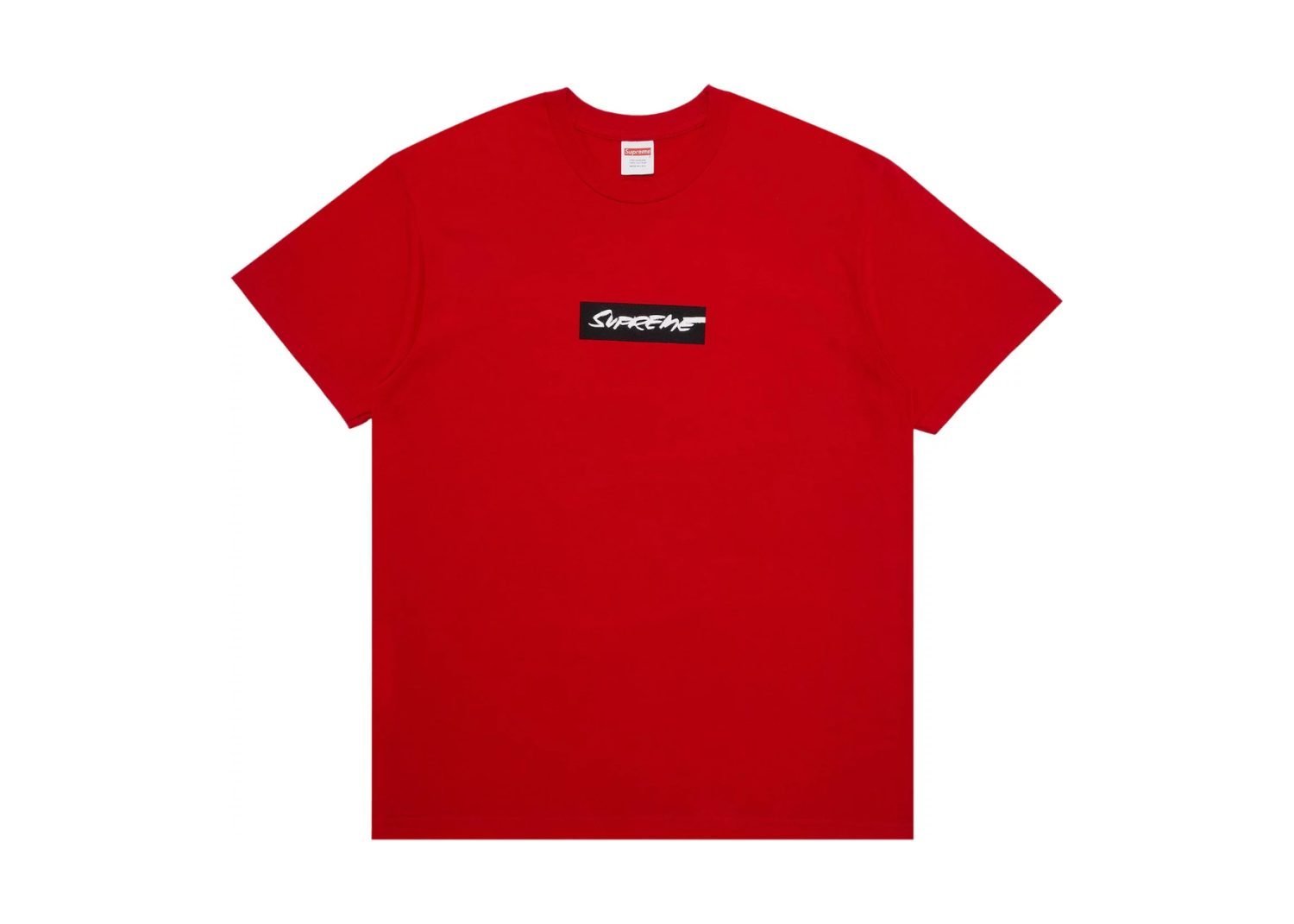 supreme futura box logo tee red