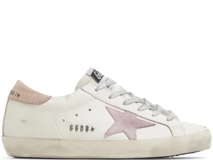 golden goose super star white antique pink (w)