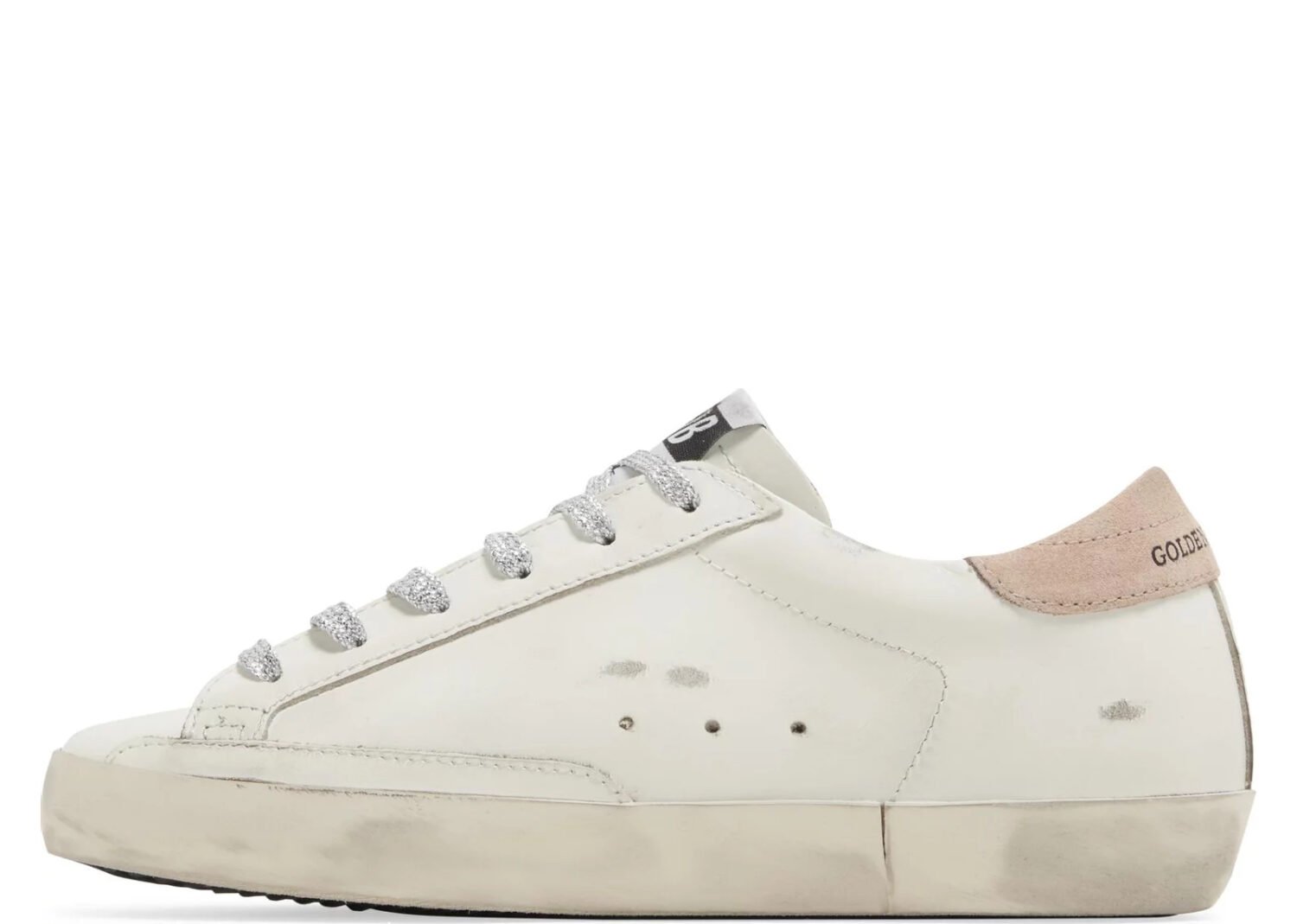 golden goose super star white antique pink (w)2