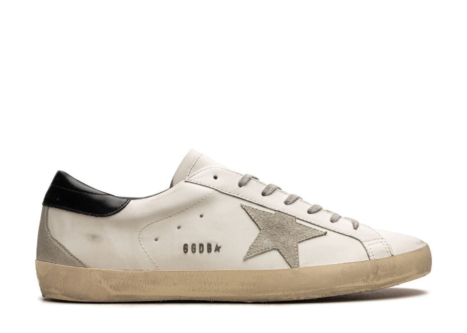 golden goose super star white black