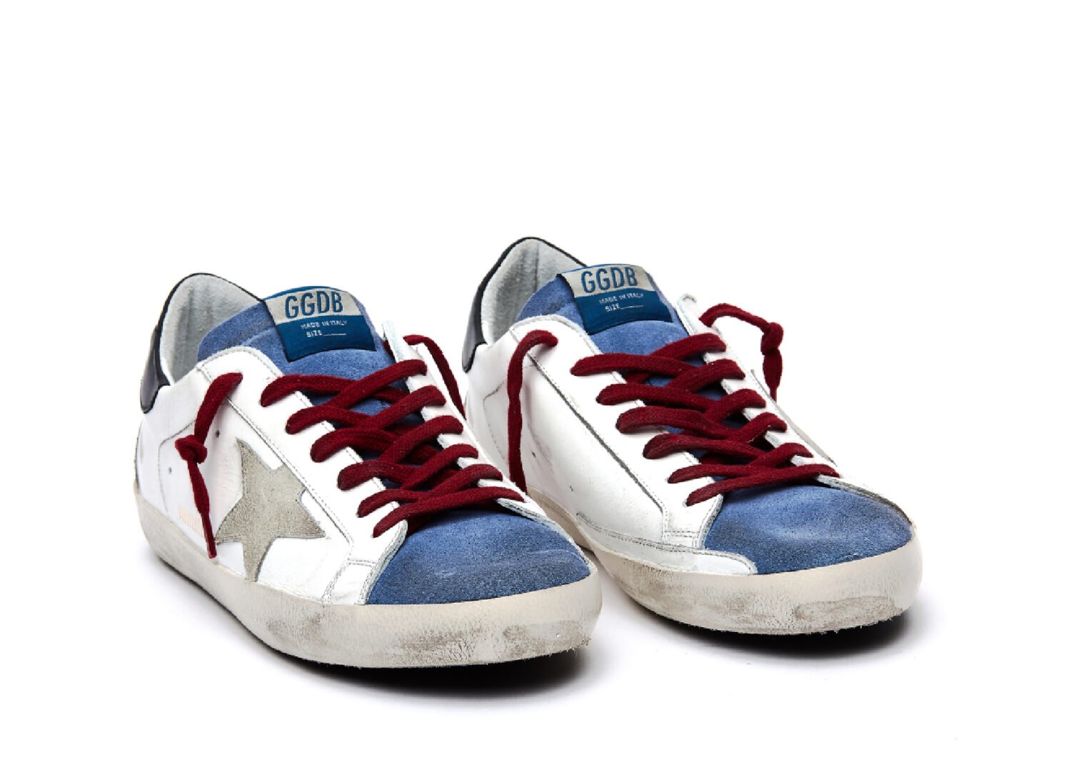 golden goose super star white blue red3