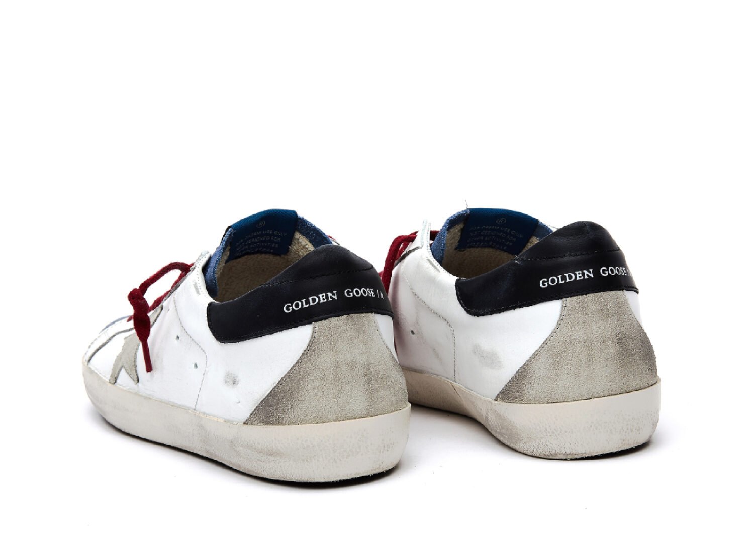 golden goose super star white blue red4