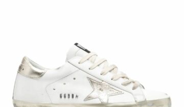Golden Goose Super-Star White Gold Sparkle (W)