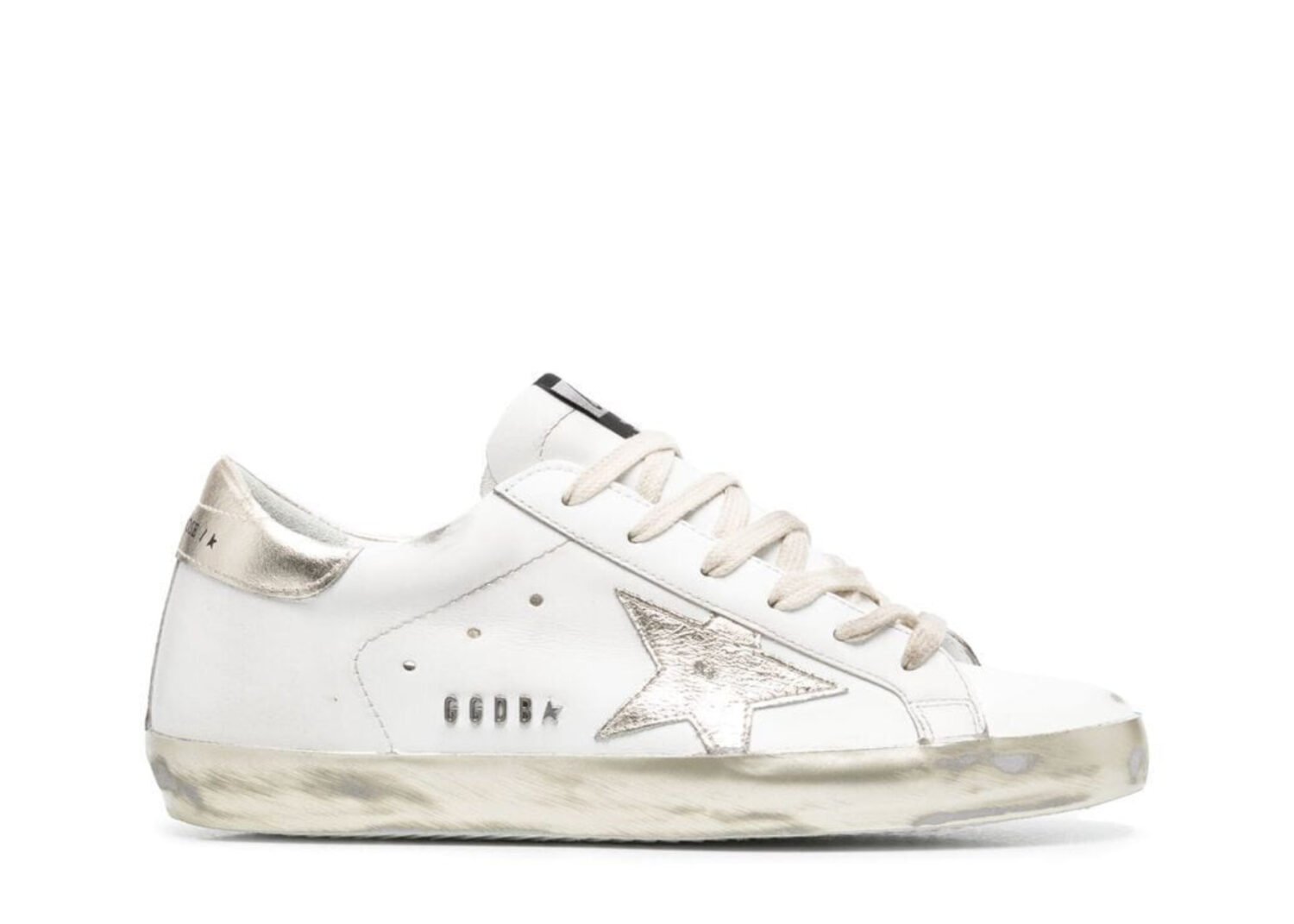 golden goose super star white gold sparkle (w)