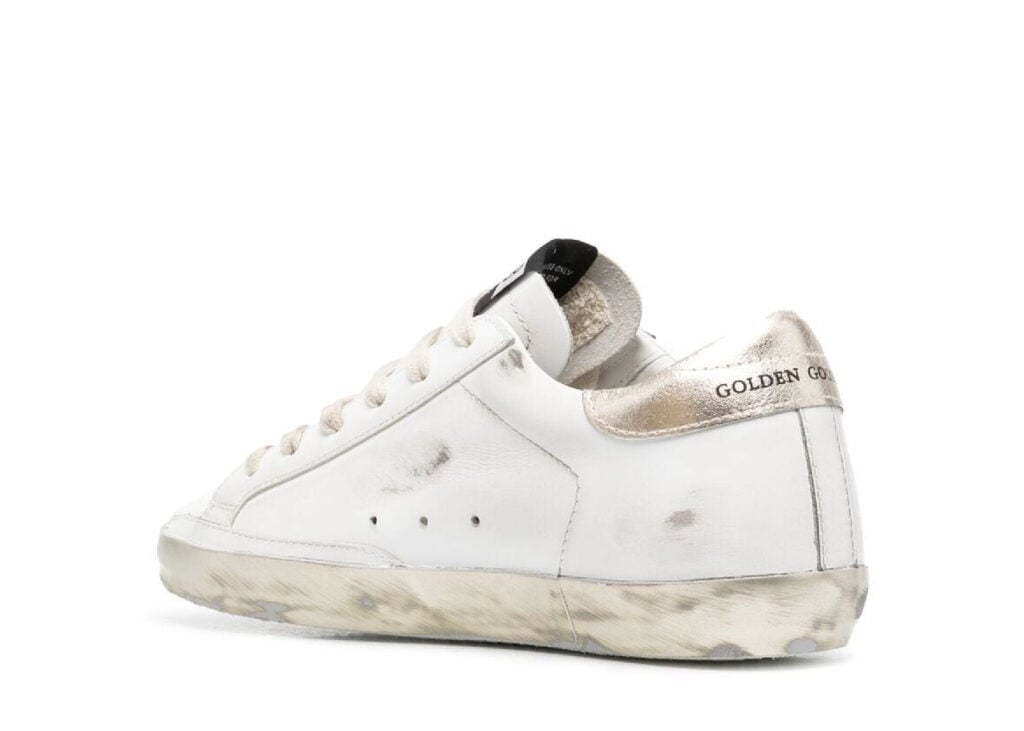 Golden Goose Super-Star White Gold Sparkle (W) - GWF00101.F000316