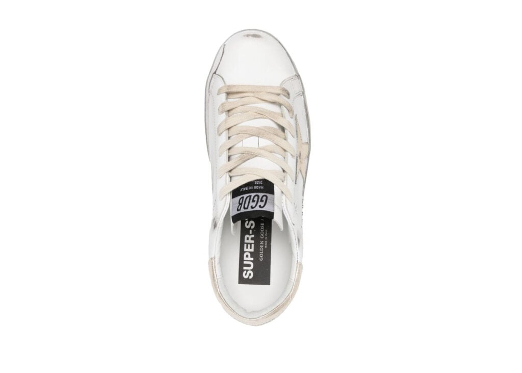 Golden  Superstar ホワイト/ゴールド Golden Goose Super-Star White Gold Sparkle (W) - GWF00101.F000316