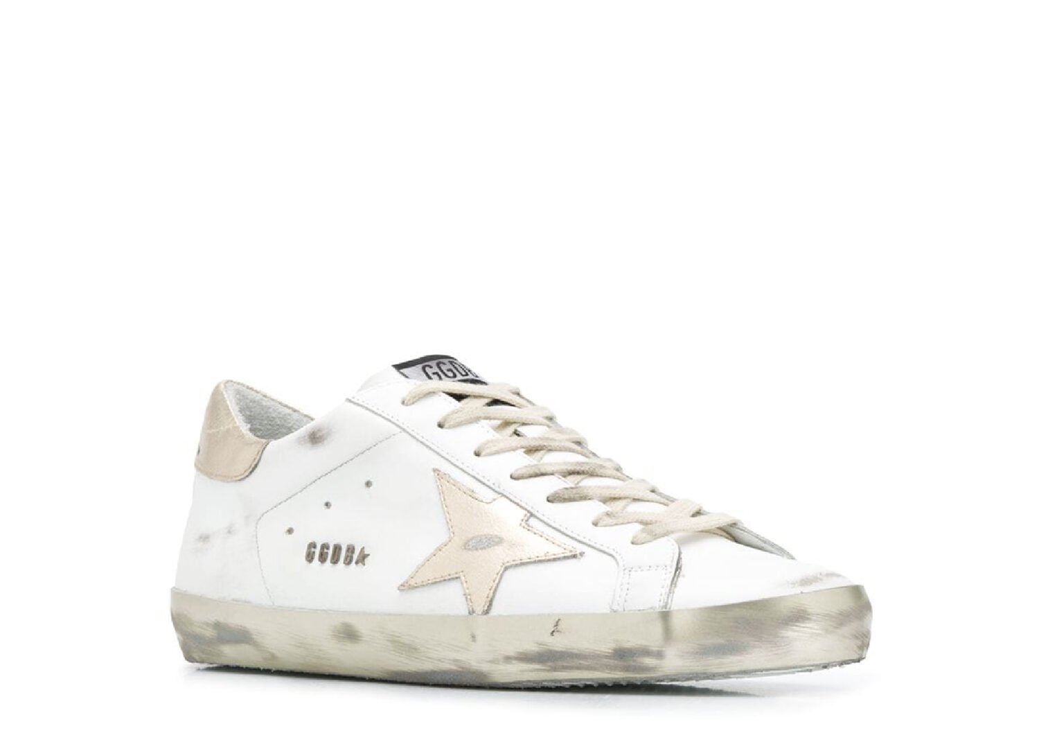 golden goose super star white gold sparkle2