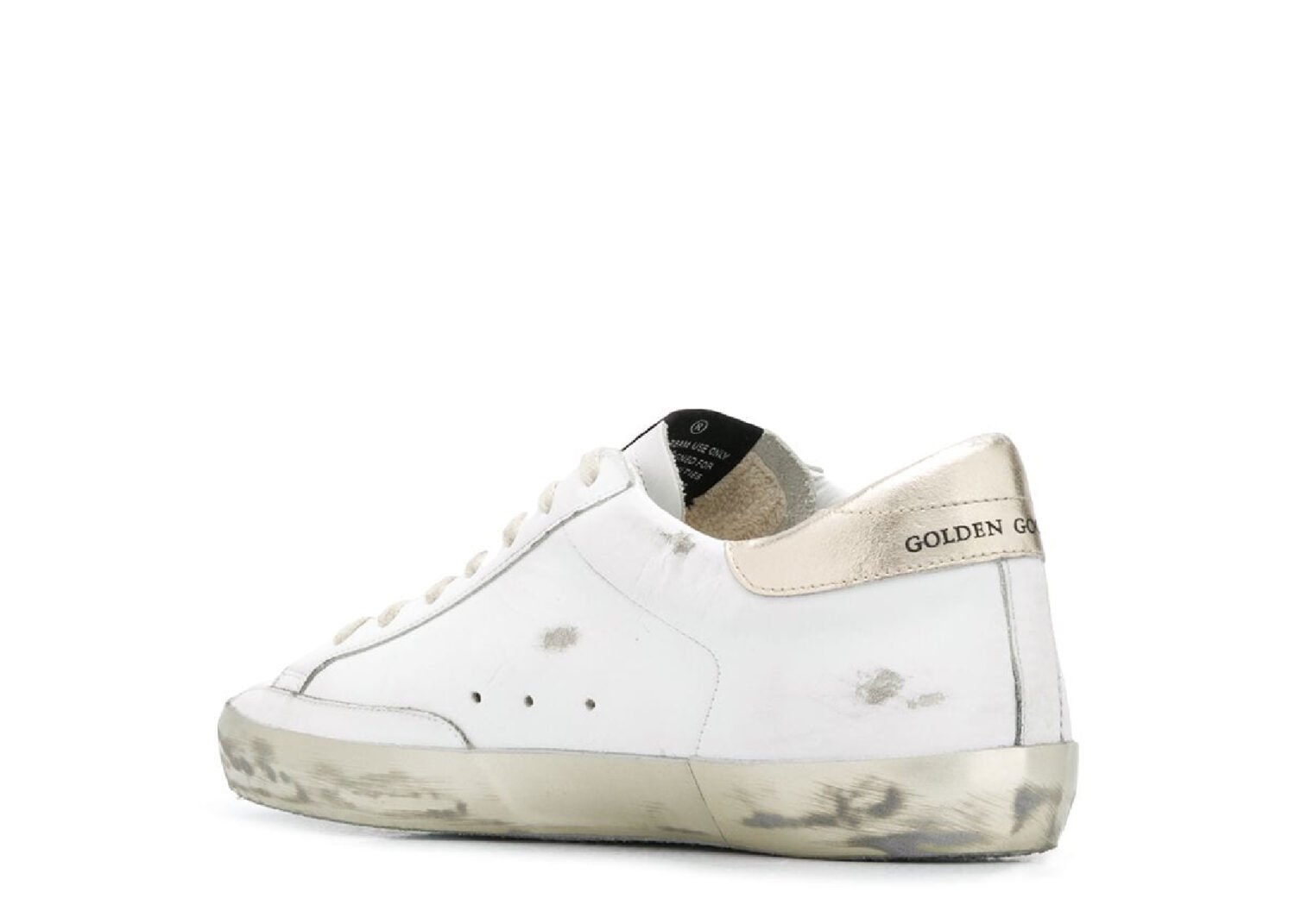 golden goose super star white gold sparkle3