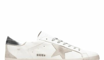Golden Goose Super-Star White Silver