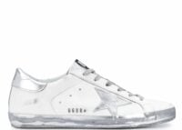 Golden Goose Super-Star White Silver Sparkle (W)