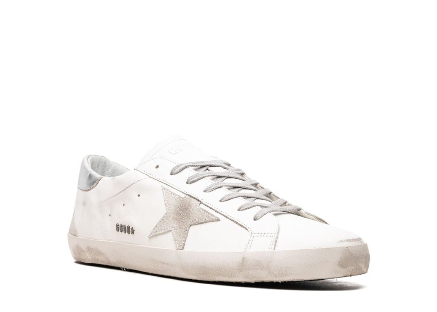 golden goose super star white silver2