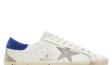 Golden Goose Super-Star White Snake Blue