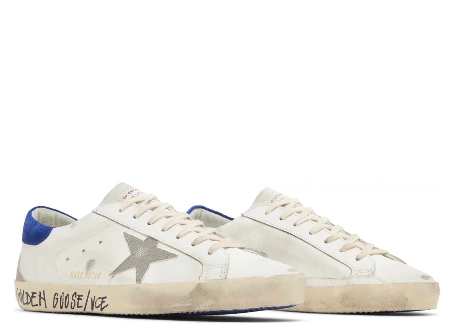 golden goose super star white snake blue 5