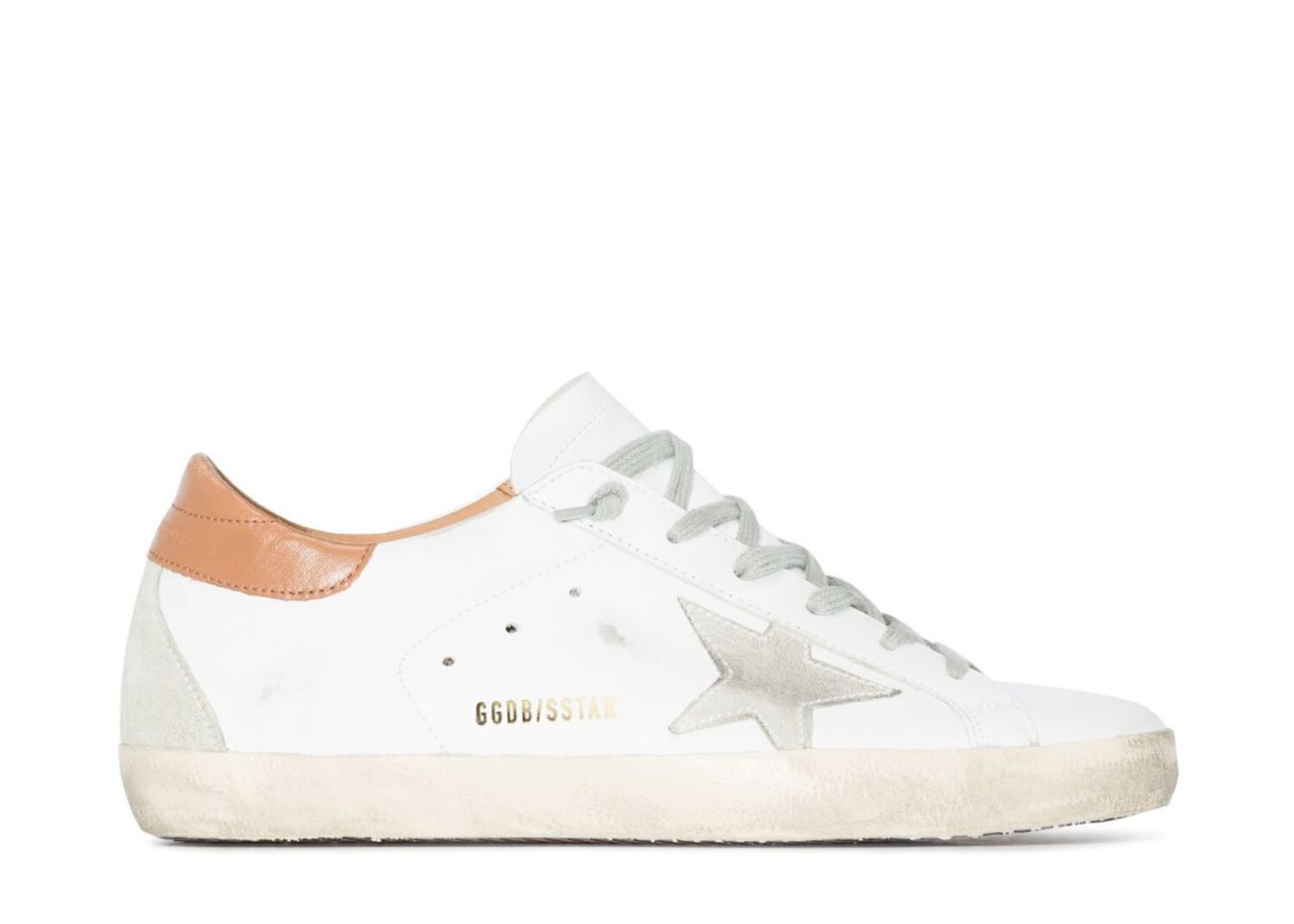 golden goose super star white tan (w)