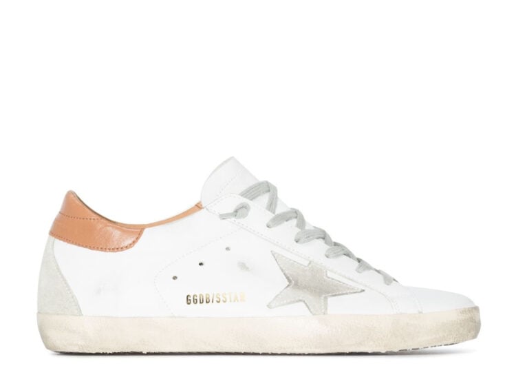 golden goose super star white tan (w)