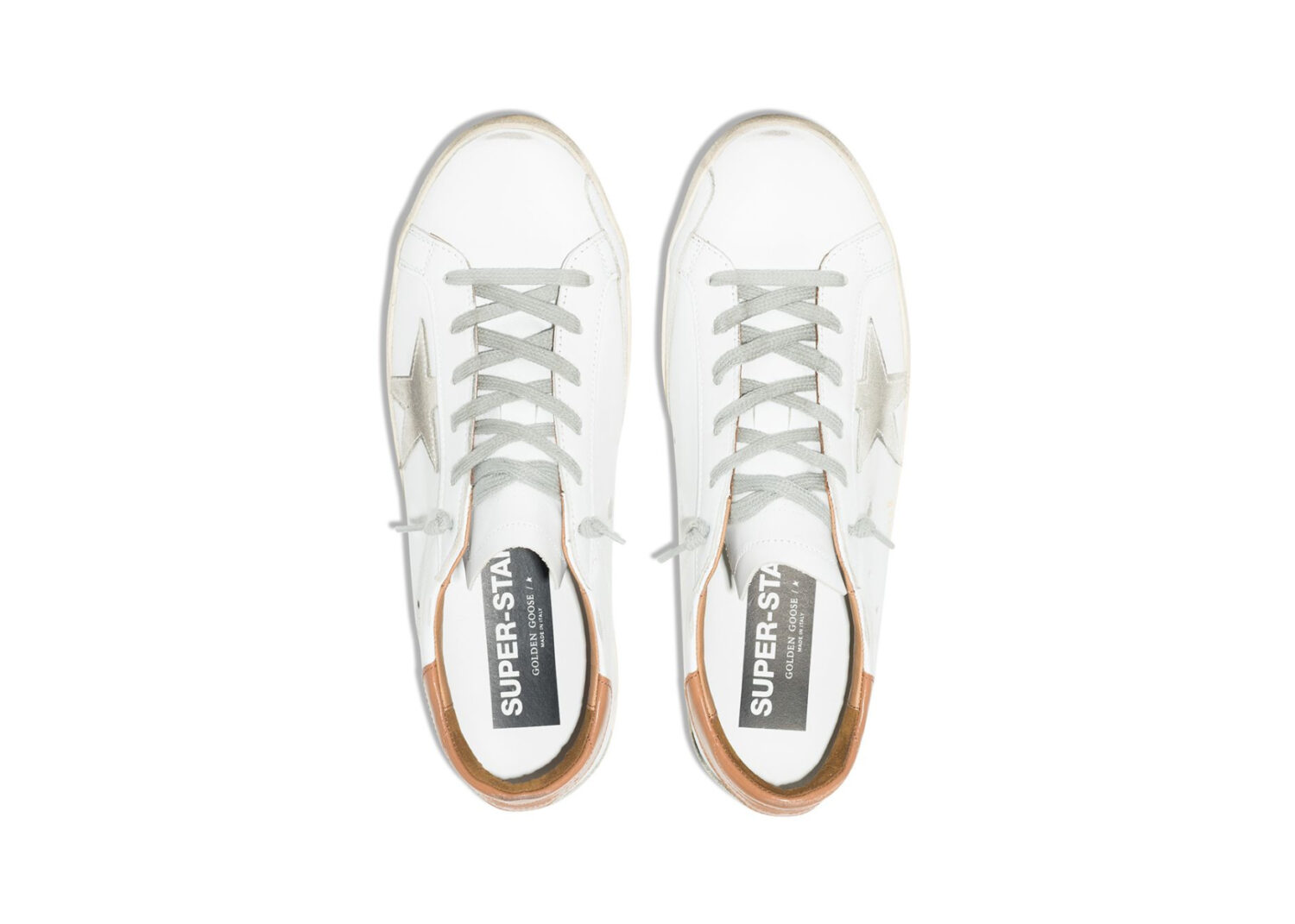 golden goose super star white tan (w) 2