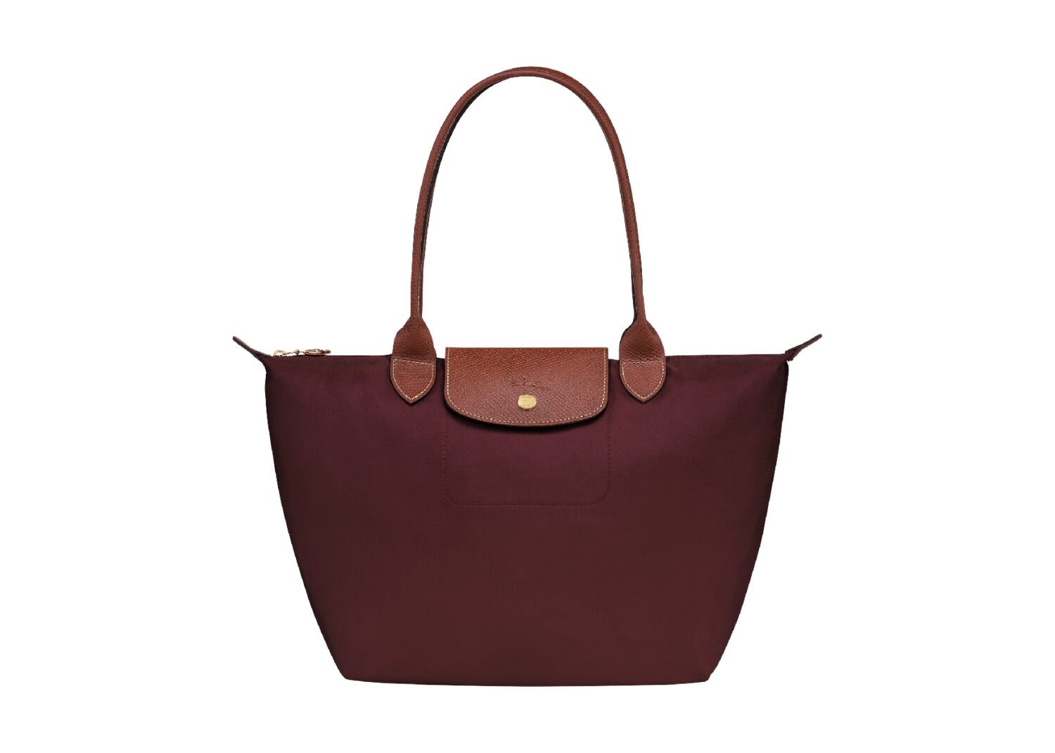 longchamp le pliage original medium tote bag burgundy