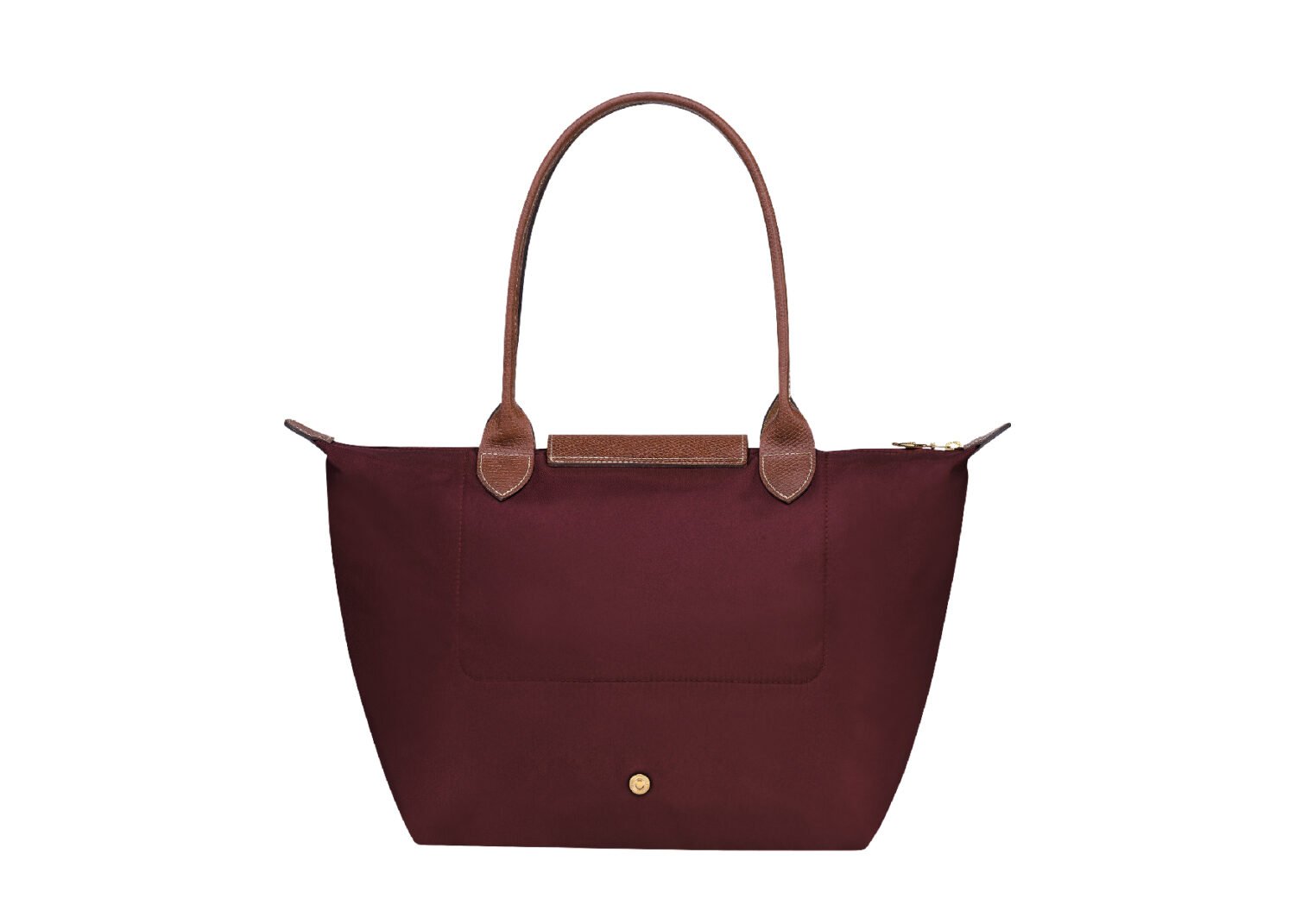 longchamp le pliage original medium tote bag burgundy4