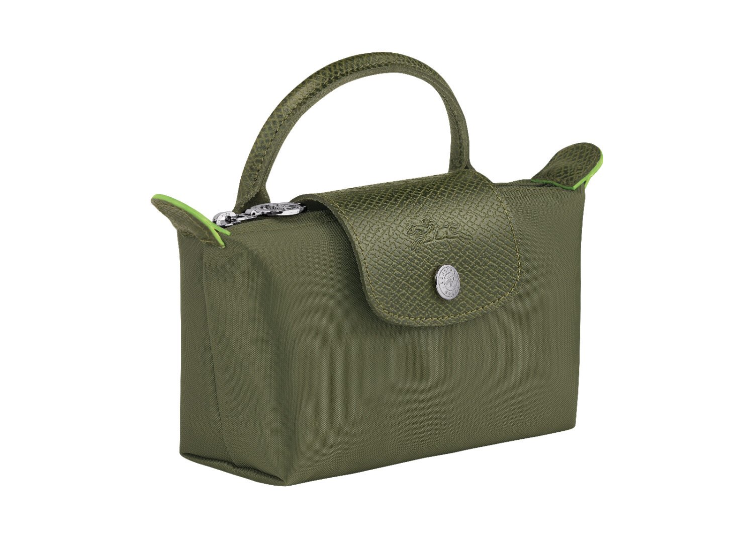 longchamp le pliage original pouch with handle forest 3