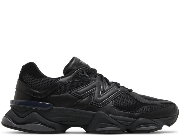 new balance 9060 triple black leather u9060nri