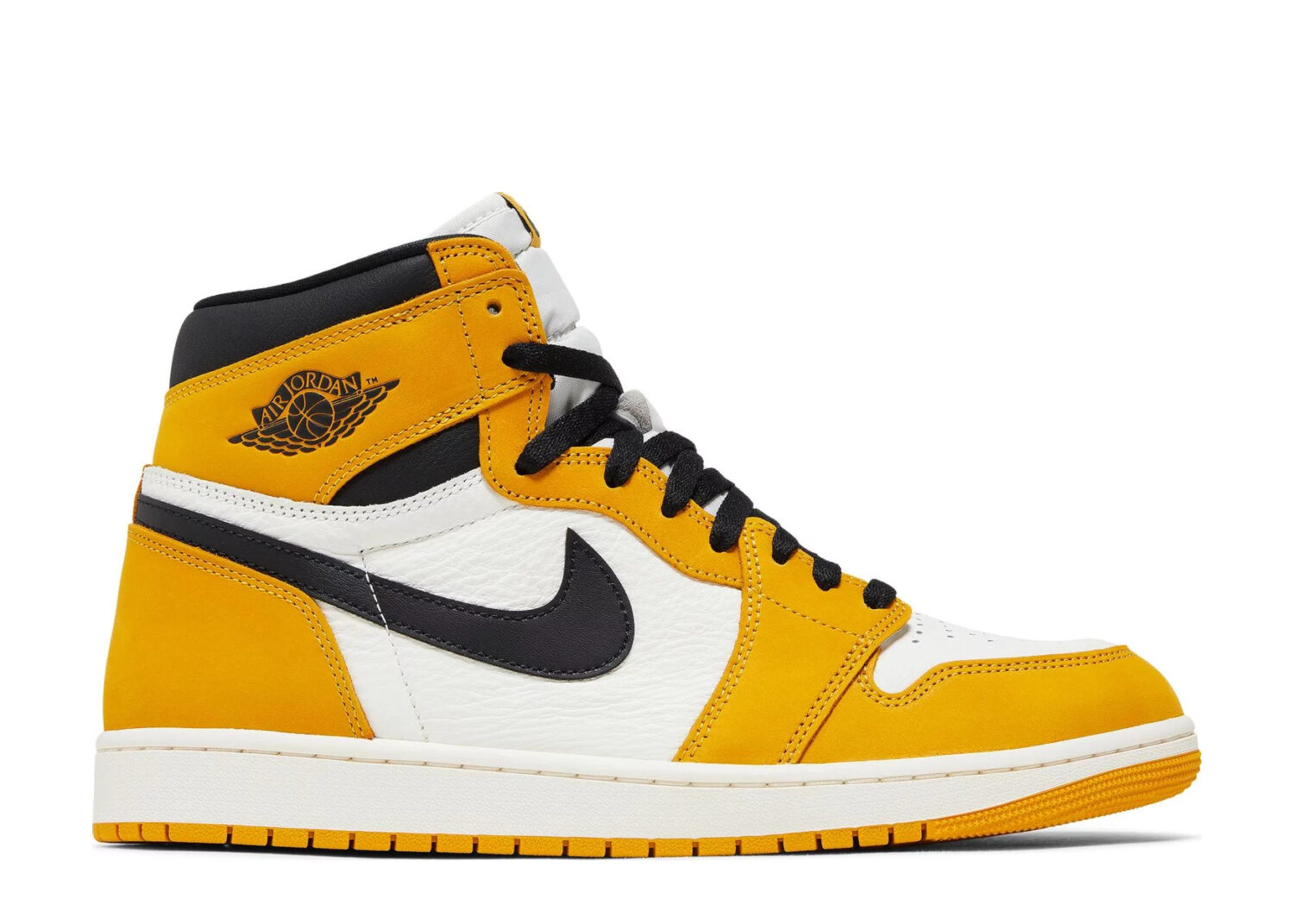 nike air jordan 1 retro high og yellow ochre