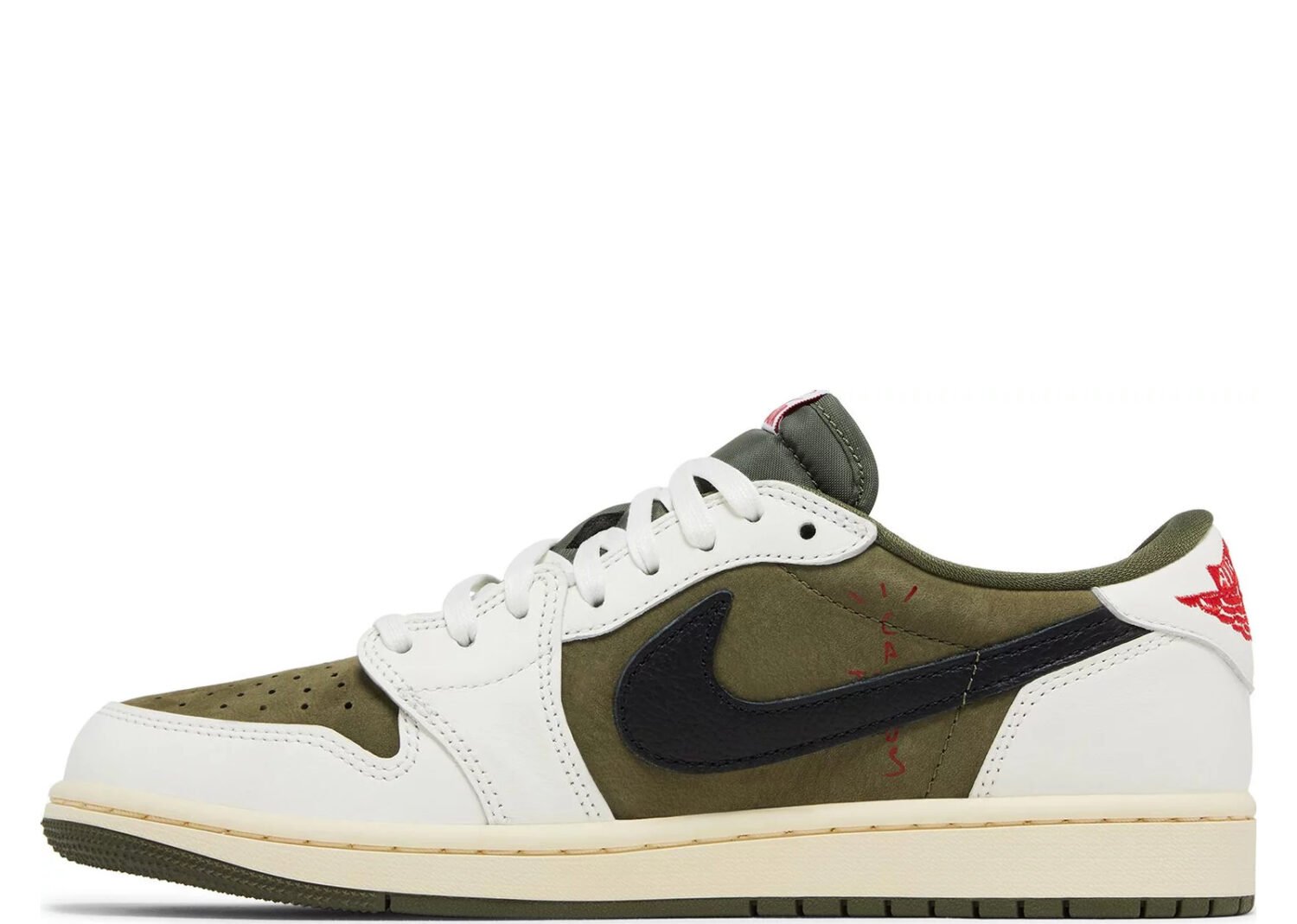 nike air jordan 1 retro low og sp travis scott medium olive