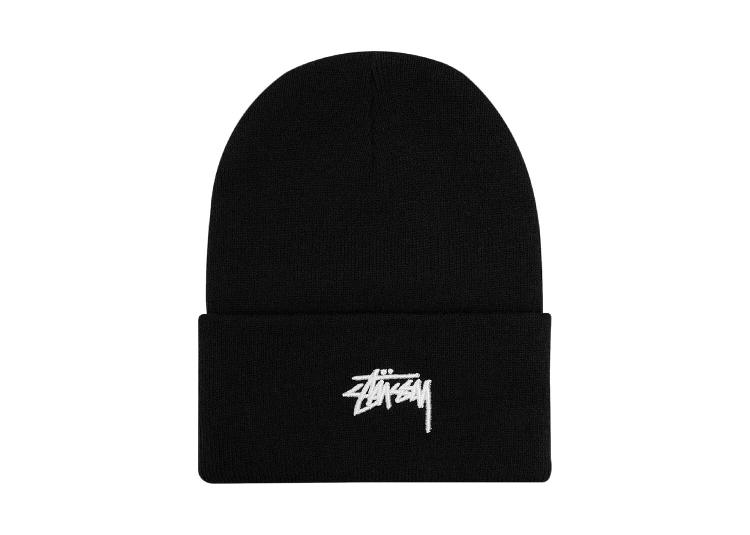 nike x stussy cuff beanie black