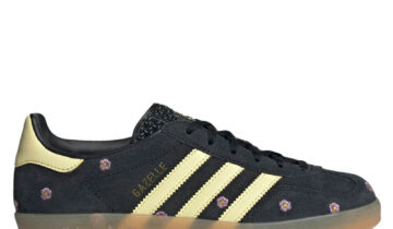 adidas Gazelle Indoor Core Black Almost Yellow Floral (W)