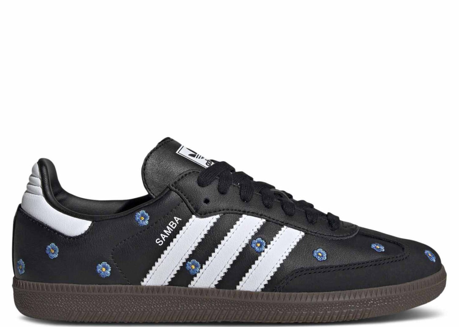 adidas samba light blue floral core black (w)