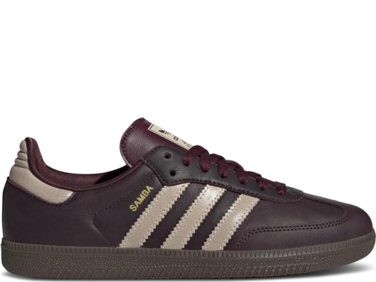 adidas samba og maroon crystal sand (w)