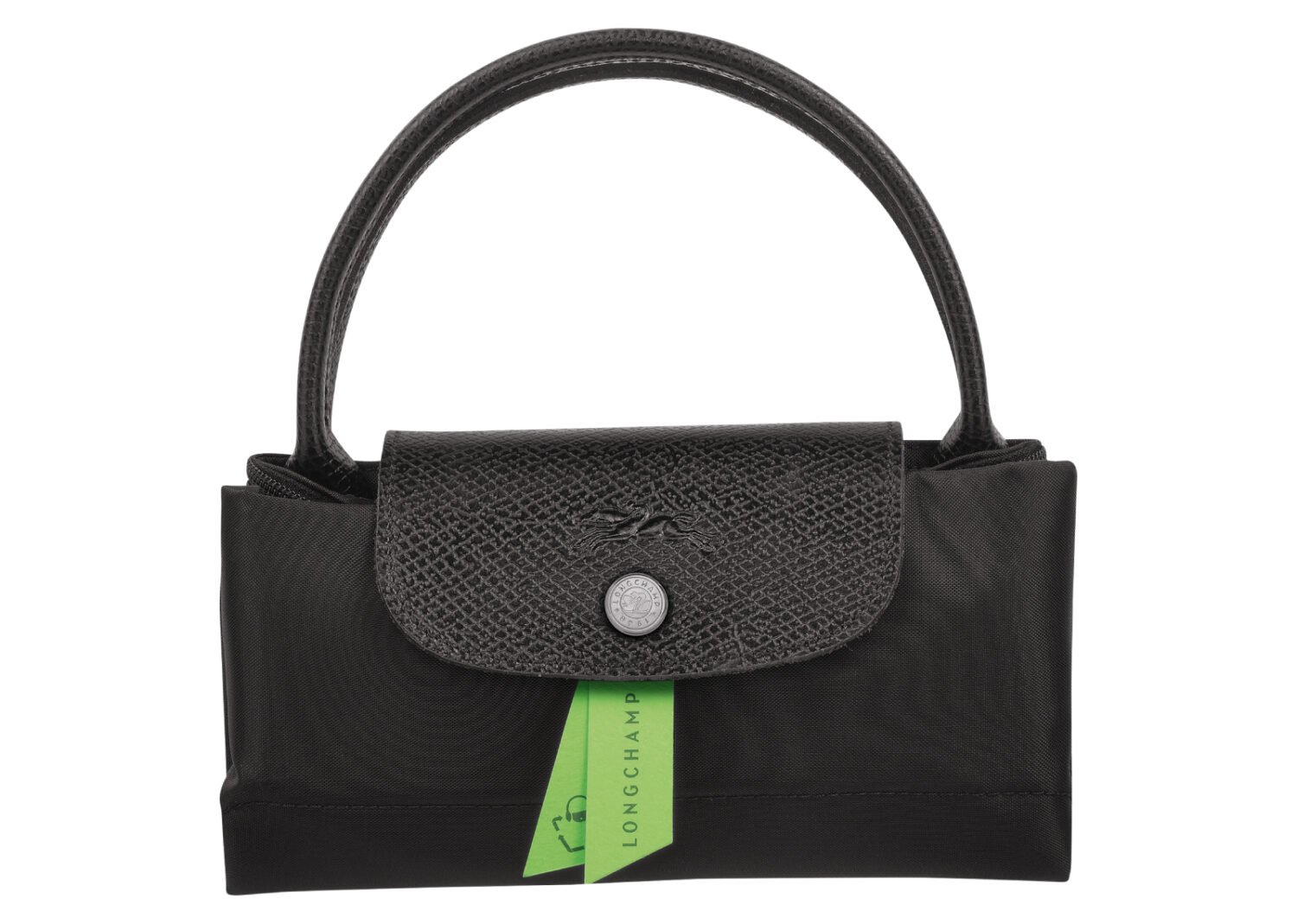 longchamp le pliage green small handbag black3