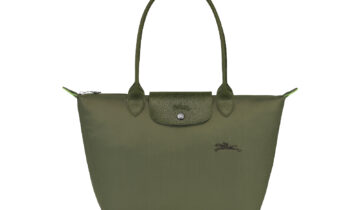 Longchamp Le Pliage Green Medium Tote Bag Forest