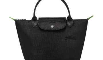 Longchamp Le Pliage Green Small Handbag Black