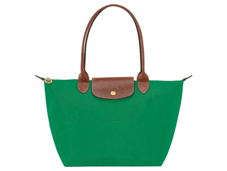 longchamp le pliage original medium tote bag green