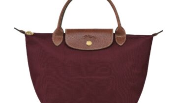 Longchamp Le Pliage Original Small Handbag Burgundy