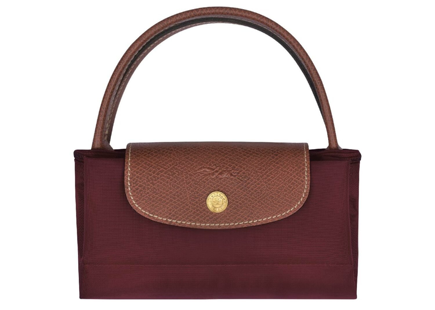 longchamp le pliage original small handbag burgundy 7