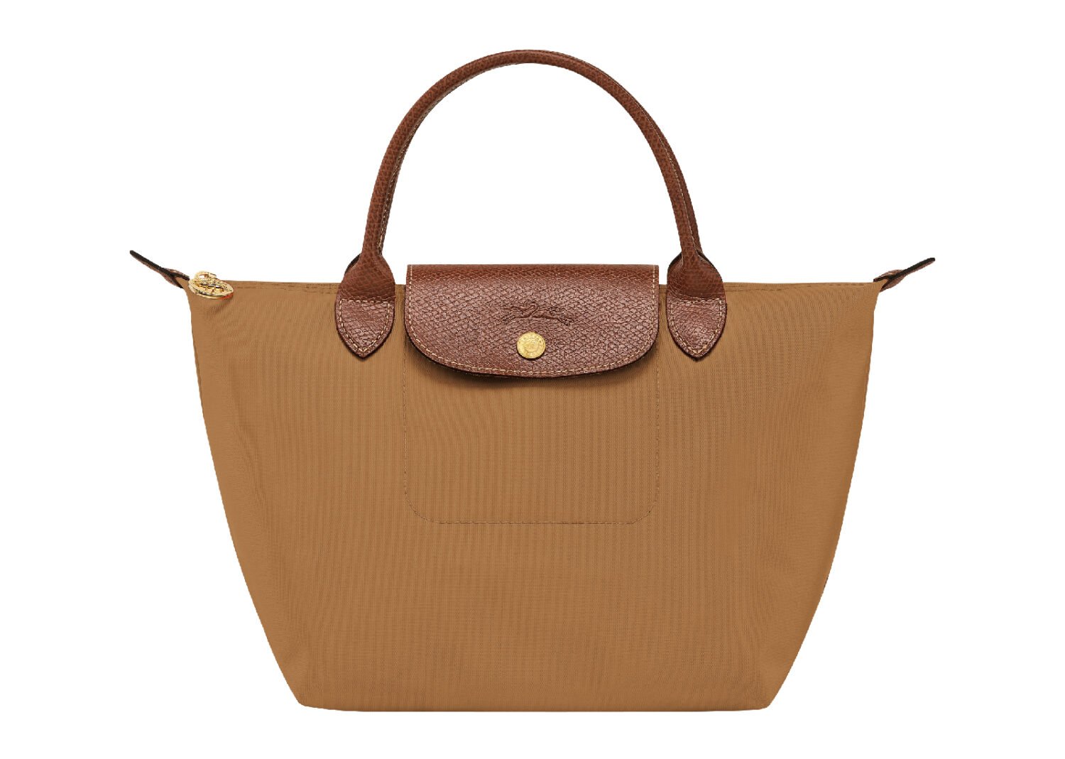 longchamp le pliage original small handbag fawn