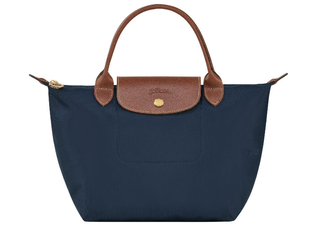 longchamp le pliage original small handbag navy
