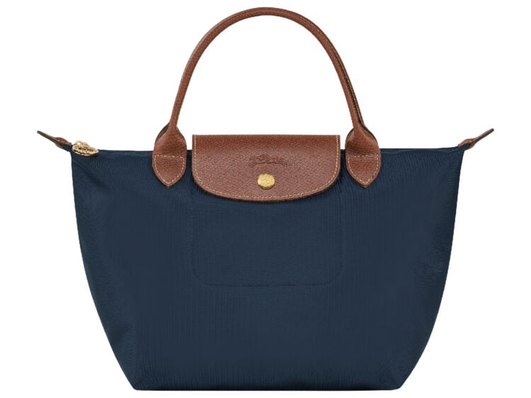 longchamp le pliage original small handbag navy